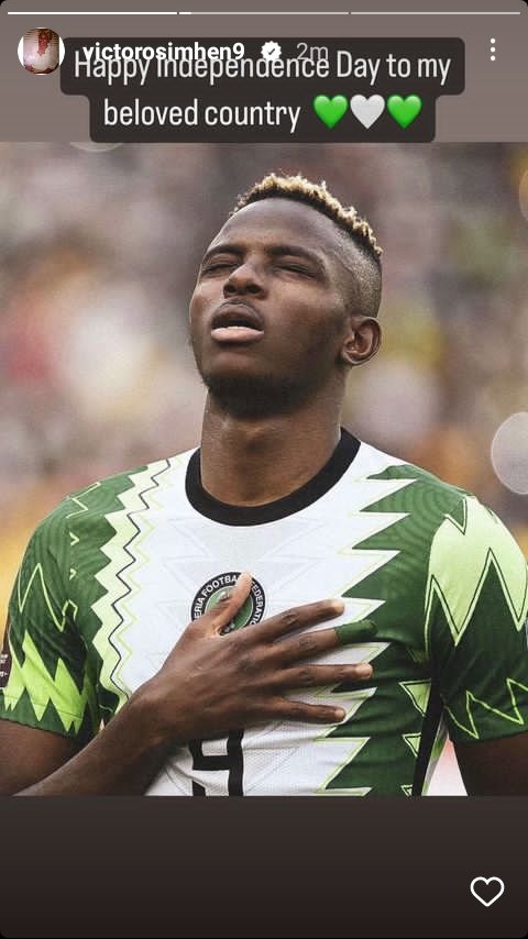 Slydin001's tweet photo. @victorosimhen9 
Peace ✌️🇳🇬 https://t.co/7j1SwmbBJD