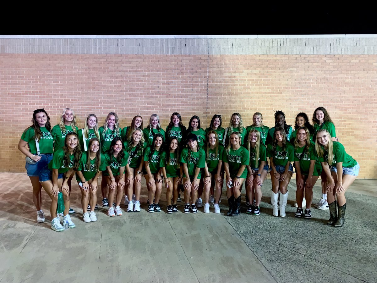 Congrats on the win @MeanGreenFB! Thank you Mean Green Nation for stopping by and saying hi during halftime! We host Tulsa on Thursday at 7pm. See you all there! #GMG