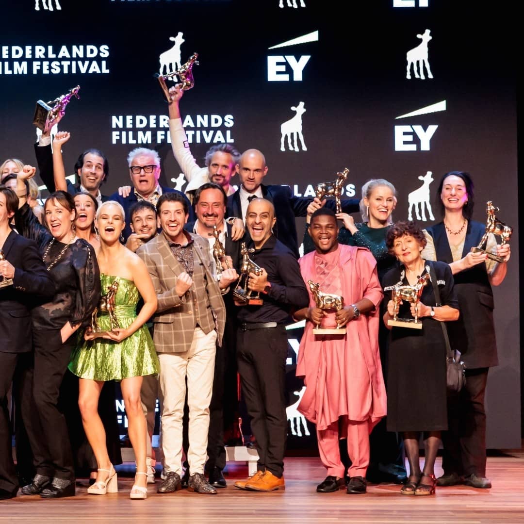 Joshalabii's tweet photo. We Won!

Golden Calf Awards for Best Digital Culture at the Netherlands Film Festival 2023. 

#NetherlandsFilmFestival #Kininsokoncepts https://t.co/SsPxbeaw33