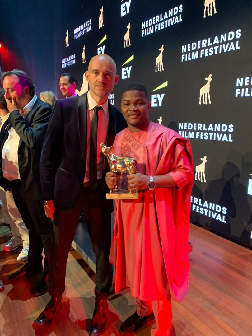 Joshalabii's tweet photo. We Won!

Golden Calf Awards for Best Digital Culture at the Netherlands Film Festival 2023. 

#NetherlandsFilmFestival #Kininsokoncepts https://t.co/SsPxbeaw33