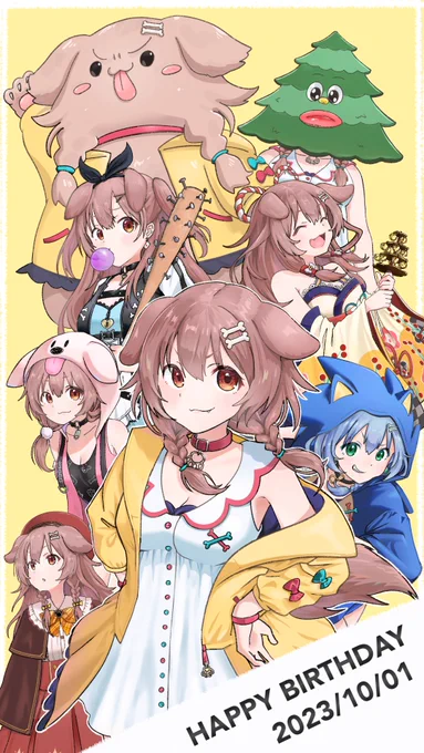 遅くなりましたがころさん誕生日おめでとう〜これからも応援してます#戌神ころね生誕祭2023#できたてころね 