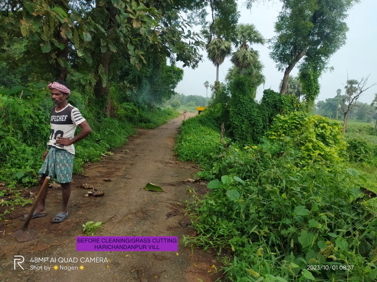KanihaArea_MCL's tweet photo. #SwachhataHiSeva #SwachhtaAbhiyan at Kaniha Area, MCL at Harichandanpur Village with the help of the villagers. @mahanadicoal @CoalMinistry @PIB_India https://t.co/zi1SJ5nHA4