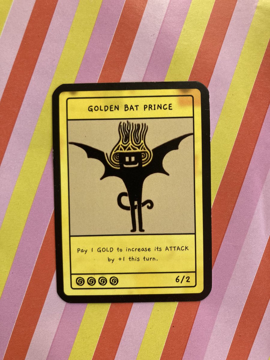 Another powerful Yellow card from my upcoming game, Golgroove! This is a tough one.