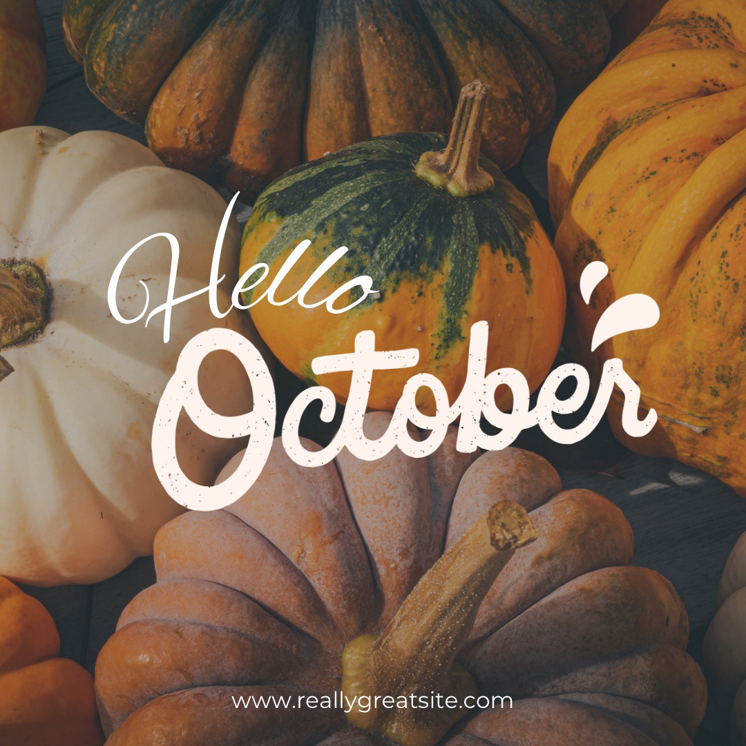 ohioministry's tweet photo. Hello October!

The real question is: Pumpkin Spice flavored items or no? https://t.co/pKURJrNIy9