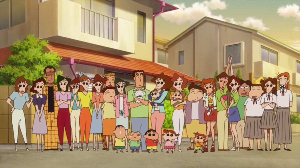 MVDeepQuotes's tweet image. ภาพถ่ายรวมก่อนย้ายบ้านของชินจัง ในภาพนี้ขาดใครไปบ้าง?