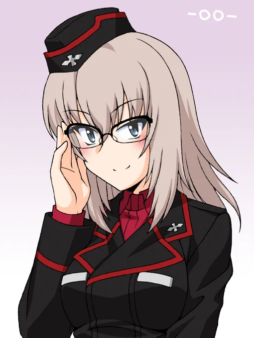 #眼鏡の日 なのでパーフェクト逸見をラクガキしました!