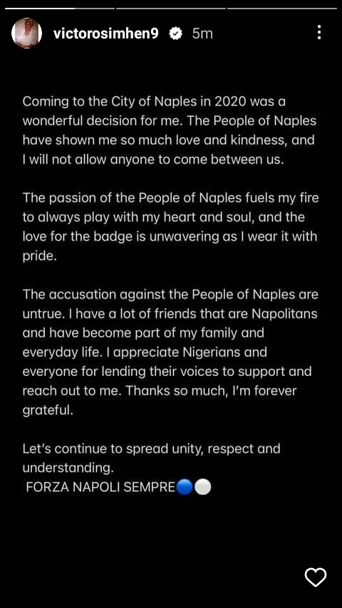 Slydin001's tweet photo. @victorosimhen9 
Peace ✌️🇳🇬 https://t.co/7j1SwmbBJD