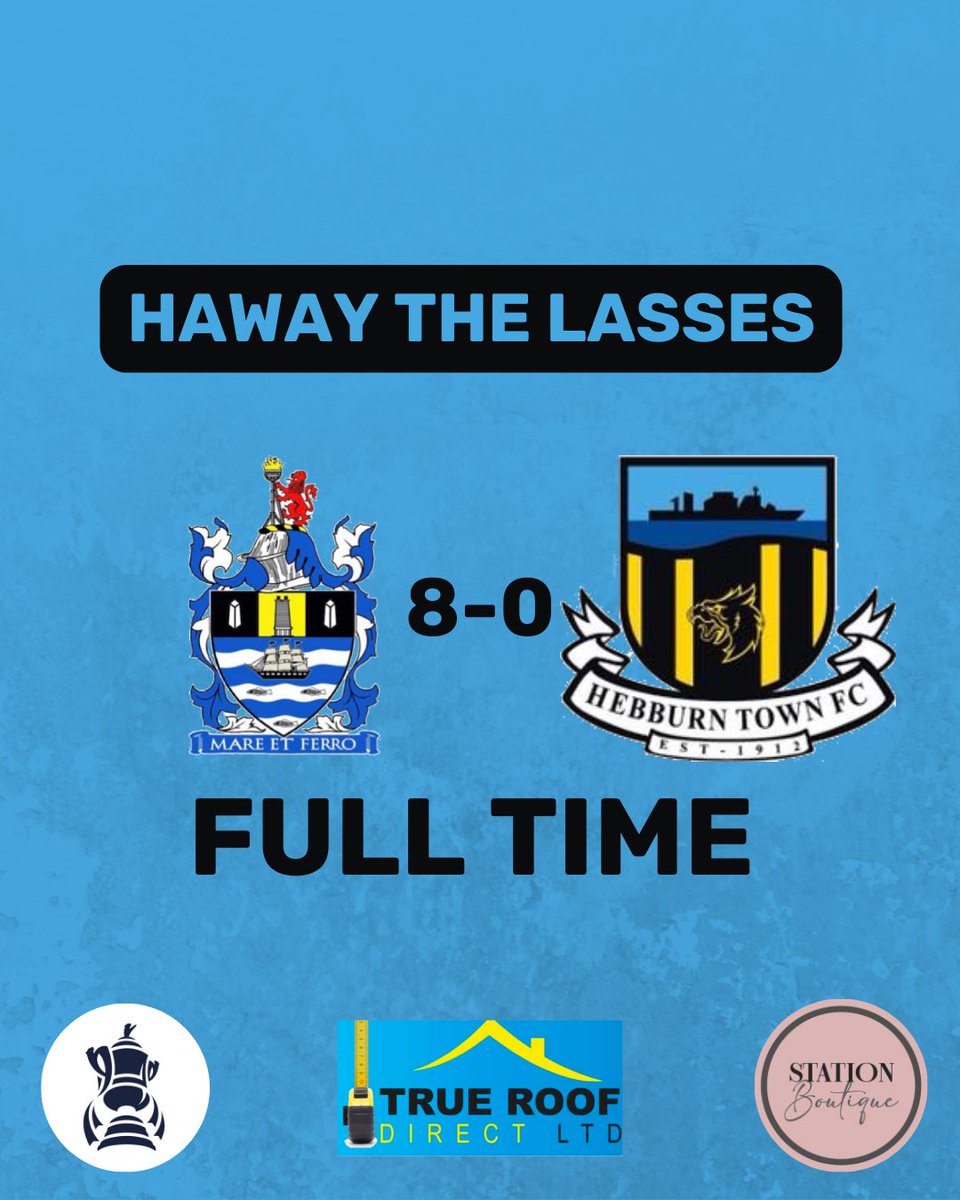 Was always going to be a tough game for the lasses today but they kept going and done themselves proud. 

Great achievement in their first season to get to this round, we can look to go one better next year 👊 

All the best to @RedcarFc for the next round. 

🐝 #hawaythelasses