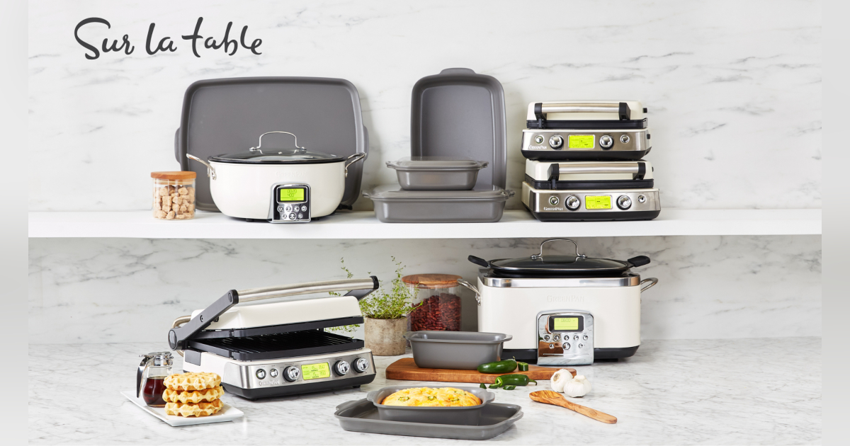 Introducing GreenPan Elite: Power through any recipe with these versatile, easy-to-use electric appliances featuring GreenPan's signature ceramic nonstick. Check out the new collection at Sur La Table today.