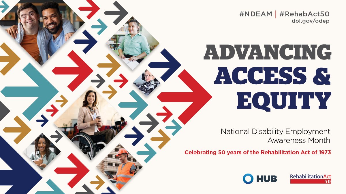 Having a diverse workplace also means acknowledging the unique abilities and perspectives that people with disabilities bring to our workplaces. HUB supports the strength that comes from our diverse workforce.

#NDEAM #LIfeatHUB #NationalDisabilityEmploymentAwarenessMonth