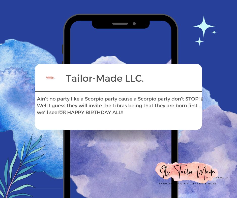 Its Tailor-Made (@itstailor_made) / Posts / X