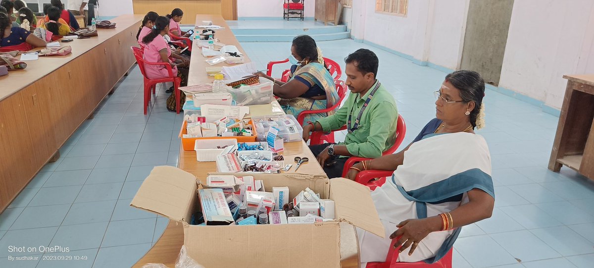 Chidambaramsbm's tweet photo. Swachhata hi seva Municipal sanitary workers medical camp program.. https://t.co/aSb0xK883Z
