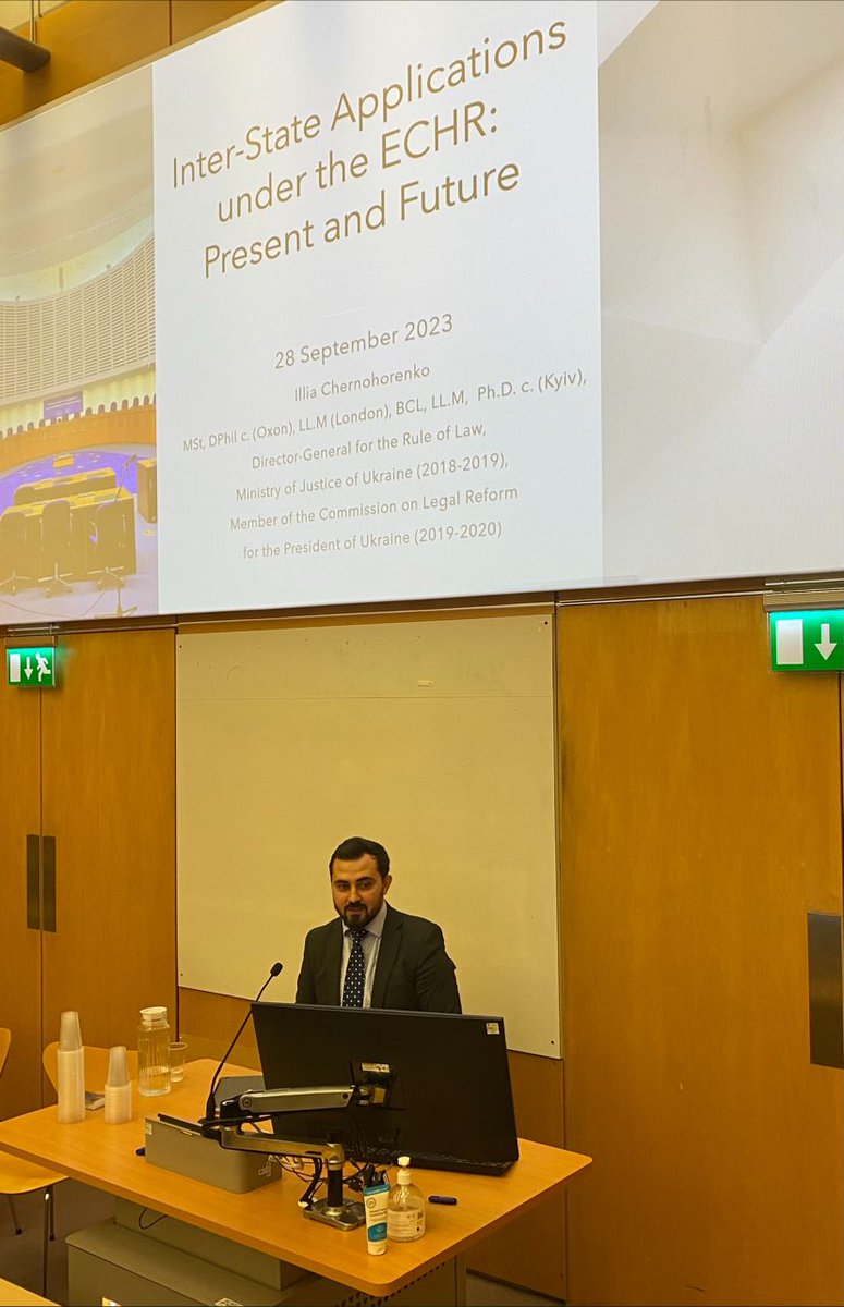 Delighted to speak at @Cambridge_Uni  for the @EHRLC23. It is a privilege to contribute to the event alongside the keynote speeches by Lady Hale, @conorgearty, and Judge Paulo Pinto de Albuquerque.