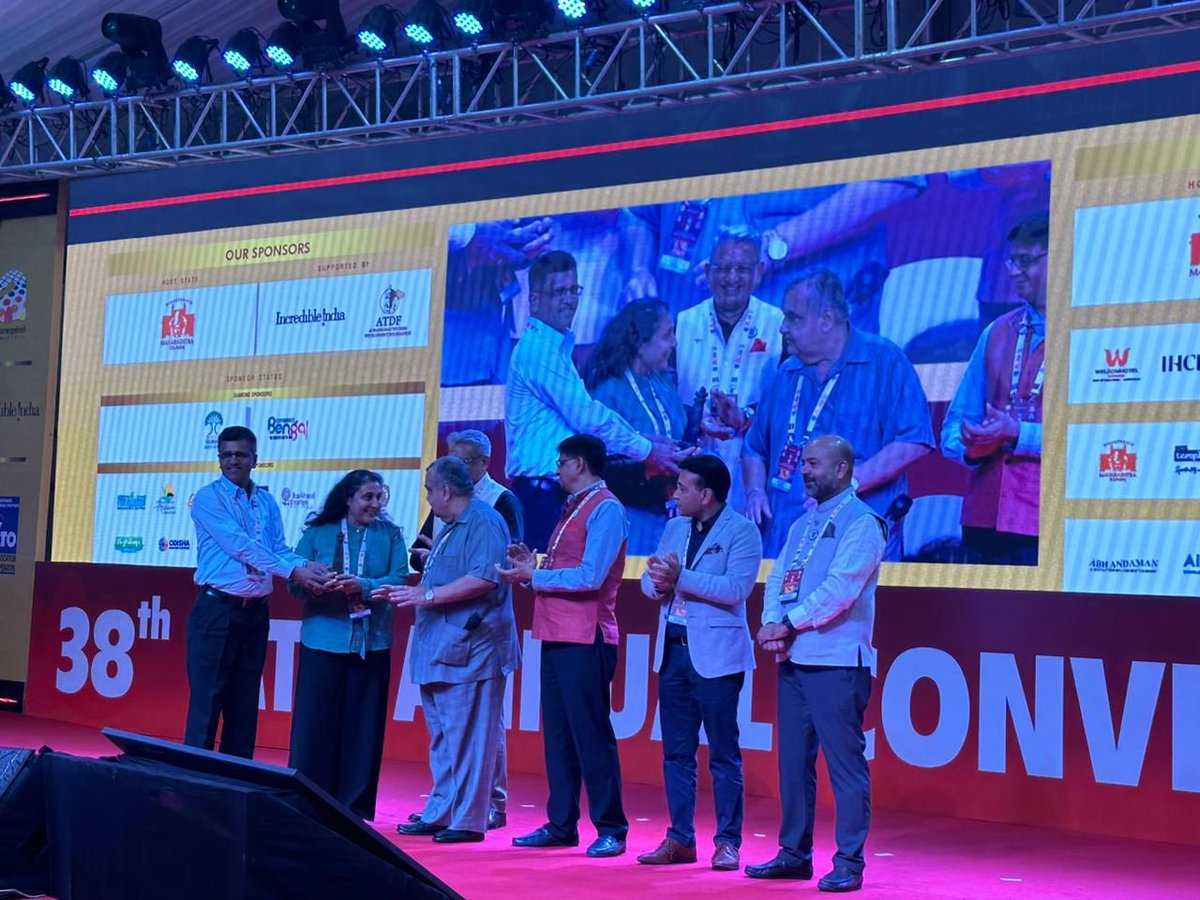 Skyway International Travels won Best Marketing Innovation Award under Brochure Category during 38th IATO Convention held at Aurangabad, Maharashtra State.