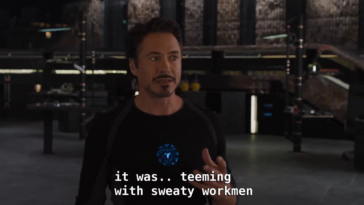 out of context tony stark tweet media