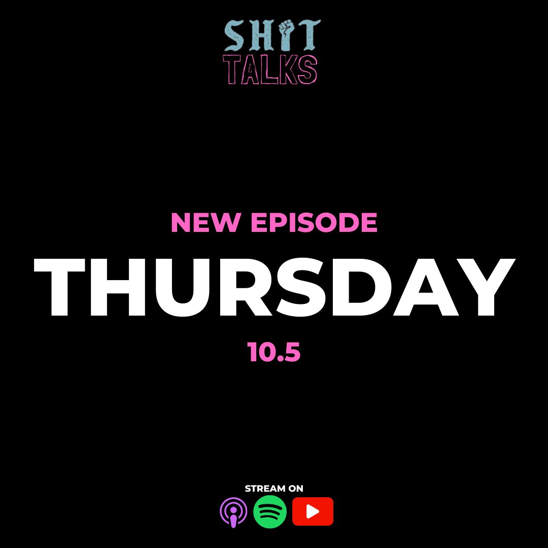 ChicagoVotes's tweet photo. New episode of Sh*t Talks this Thursday, October 5th, at 8pm #GiveAShit. 🎙️ #ShitTalks
Catch up on previous episodes on Youtube, Spotify, and Apple Podcasts https://t.co/lJNu5yDWNv https://t.co/taId84M8bv