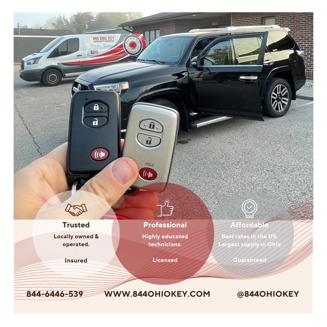 844Ohiokey's tweet photo. 🔐 Need a car key duplicate around Columbus Ohio? 🚗 We've got you covered! Save more than 50% compared to dealer prices with our swift, reliable key duplication services. 🔑 Unlock savings &amp; drive with peace of mind! #Locksmith #CarKey #ColumbusOhio
https://t.co/0JUOhwex7E https://t.co/2BOIq6xMhY