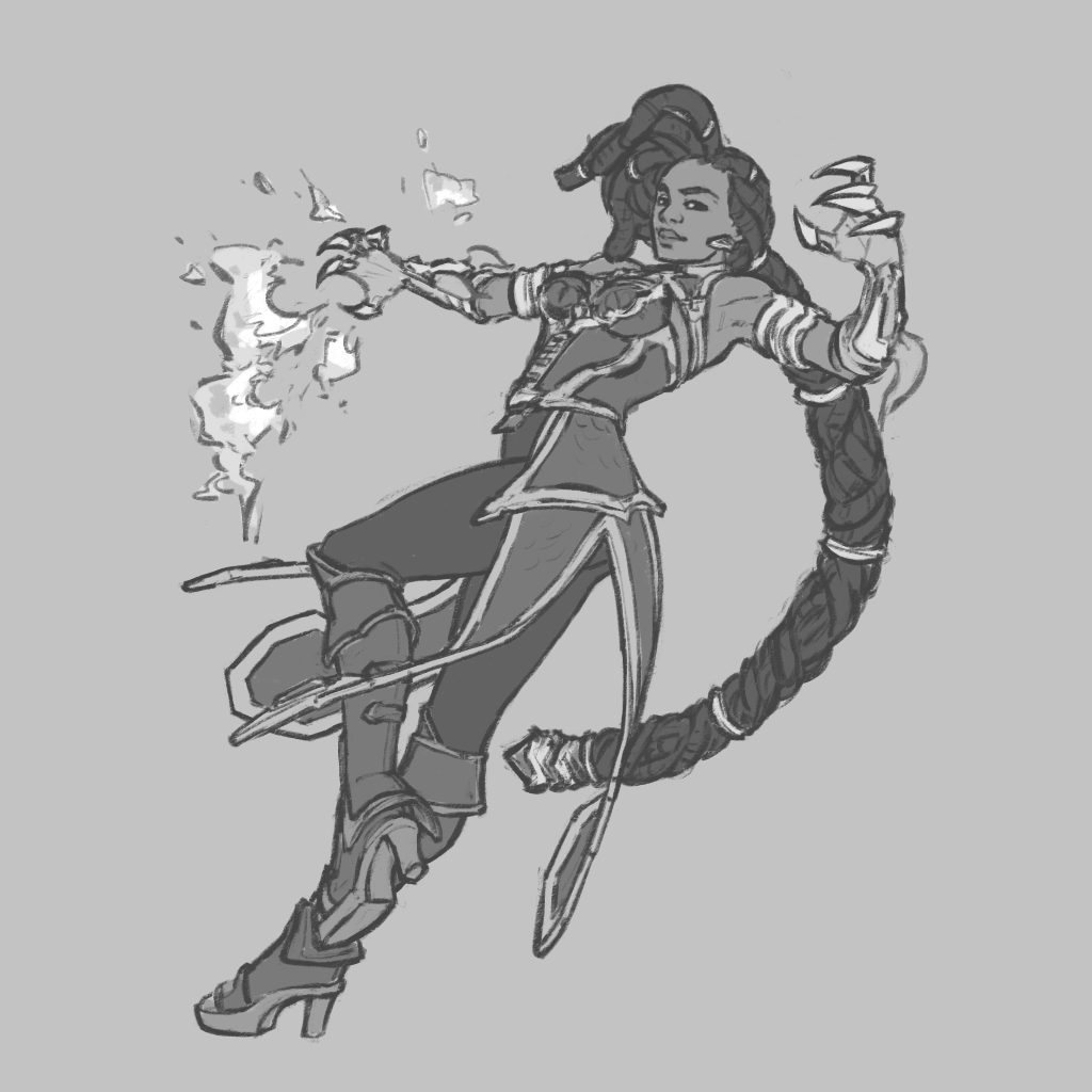 Day 30 - Imani (Fire)

#Sketchtember #Paladinsart