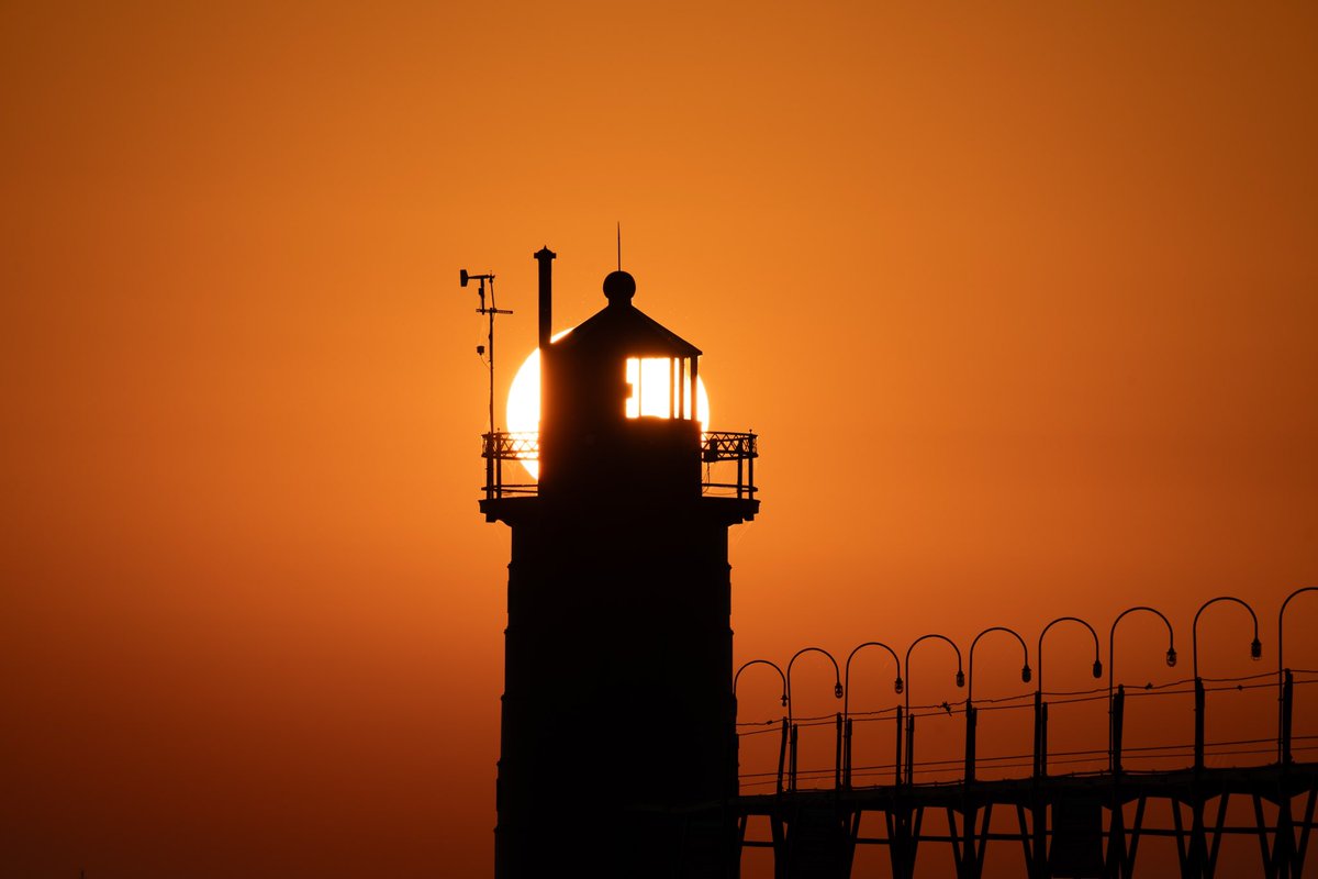 Sunset in Michigan last night. #photography