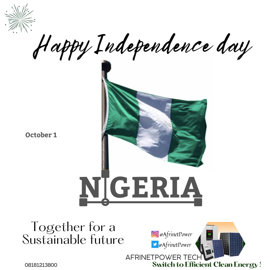 AfrinetPower's tweet photo. Happy Independence Day to the biggest black nation on earth!
#Nigeria #NigeriaAt63 #NigeriaIndependenceDay #October1st #October2023 https://t.co/M2kEedaUUG