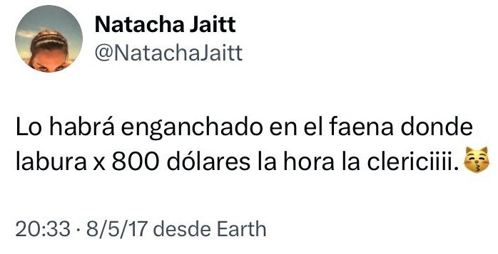 AltaFachaUy's tweet photo. Natacha lo hizo de nuevo.

No importa cuándo leas sus tweets.
Son siempre vigentes.

#InsaurraldeGate https://t.co/rU1L1pPV9R