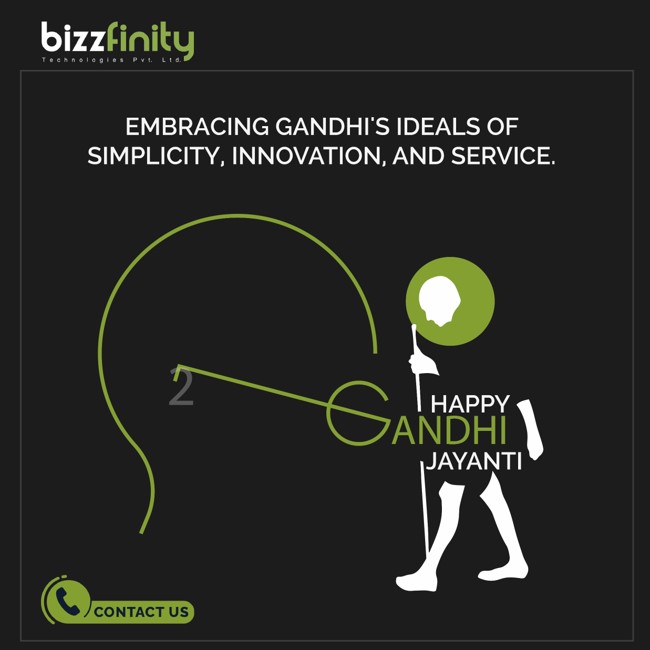 May the spirit of truth and humanity that Mahatma Gandhi lived for inspire us all on this Gandhi Jayanti. Happy Gandhi Jayanti! 🕊️🌟
#bizzfinity #bizzfinitytech #GandhiJayanti #MahatmaGandhi #Gandhi #Gandhiji #Bapu #FatherOfNation #Peace #Harmony #Freedom #India