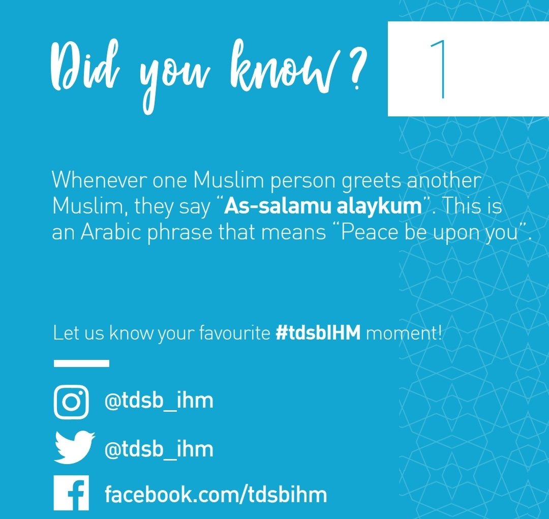 TDSB Islamic Heritage Month tweet media