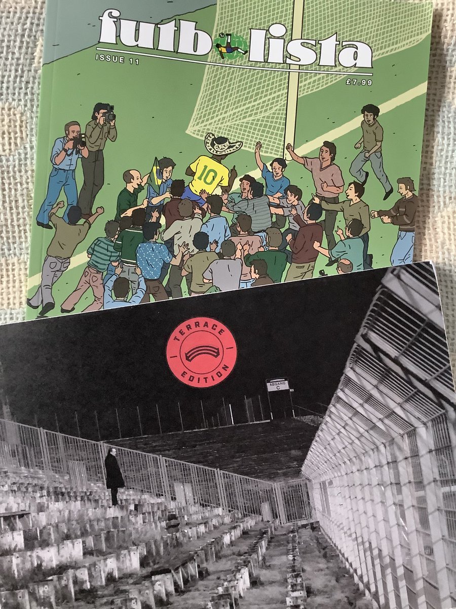 Couple of nice deliveries this week - new issue of @FUTBOLISTAmag and the first issue of @TerraceEdition - long overdue and looks a good addition to the print scene!