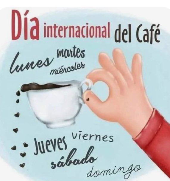 Hoy es el #DiaInternacionalDelCafe aunque lo celebro diario