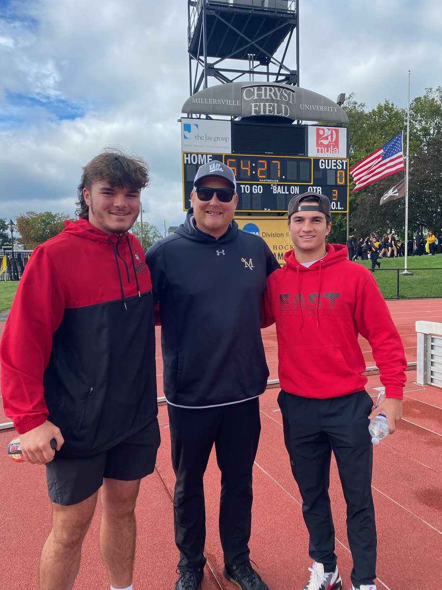 Had a great time <a href="/VilleMarauders/">Millersville Marauders</a> game day! Thank you <a href="/CoachKelleher/">Coach Matt Kelleher</a>