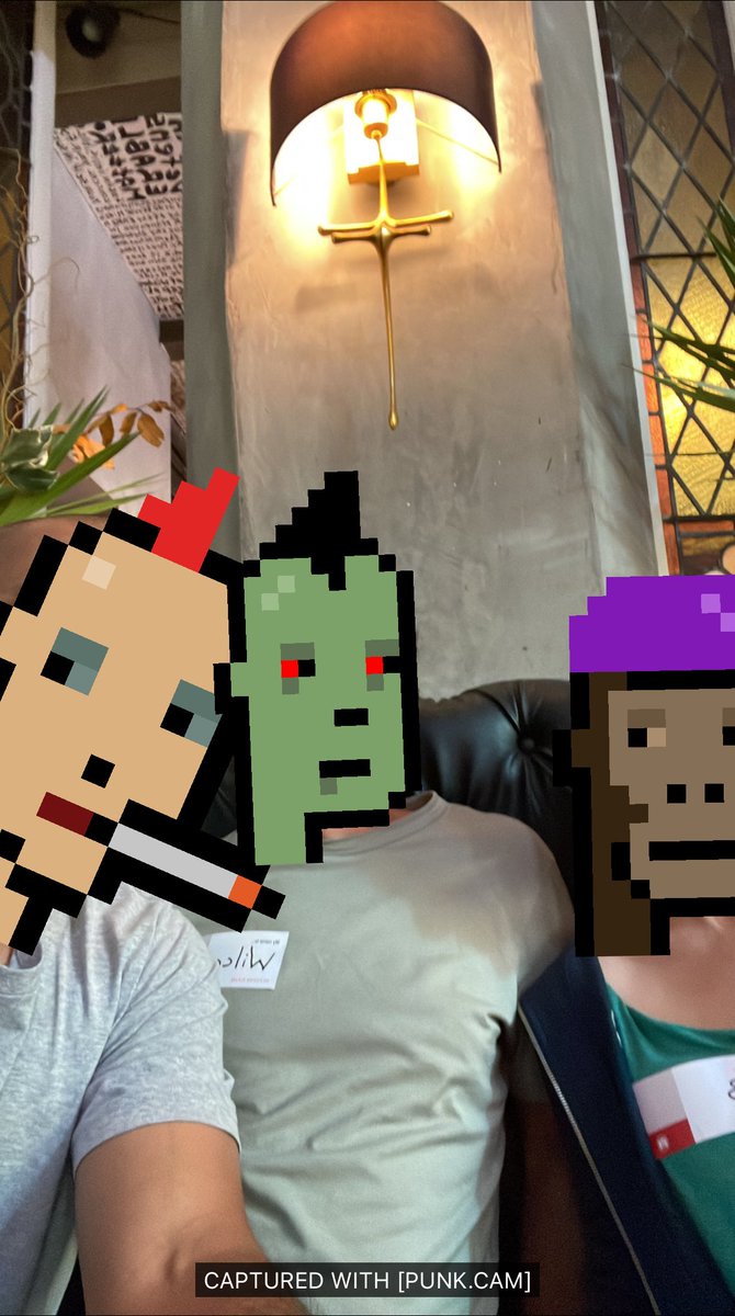 pravijn's tweet photo. At the @cryptopunks brunch 

 Amazing app @gwendall ! https://t.co/RgRbeFupZQ