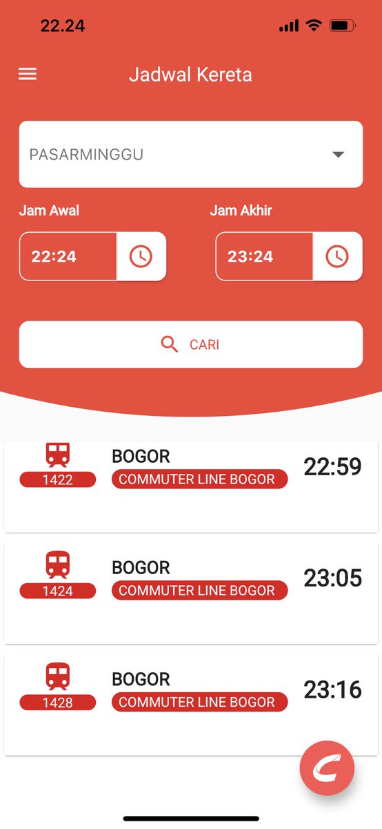 windydr's tweet photo. @sygavrtyn @CommuterLine ceuu aku bantu jawab🤣 kalo kata App jam segini ceunahh https://t.co/YsZnFZXtRk