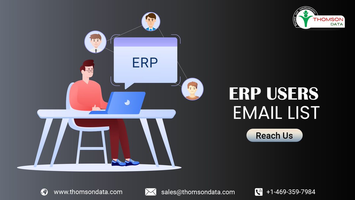 thomsondata's tweet image. Refine your business database using our ERP users email lists. Launch targeted and personalized marketing campaigns successfully.

Reach us: thomsondata.com/technology-lis…

#erpusers #erpusersemaillist #b2bemaillist #thomsondata #mailinglist #b2bemaildatabase #b2bmailingdatabase