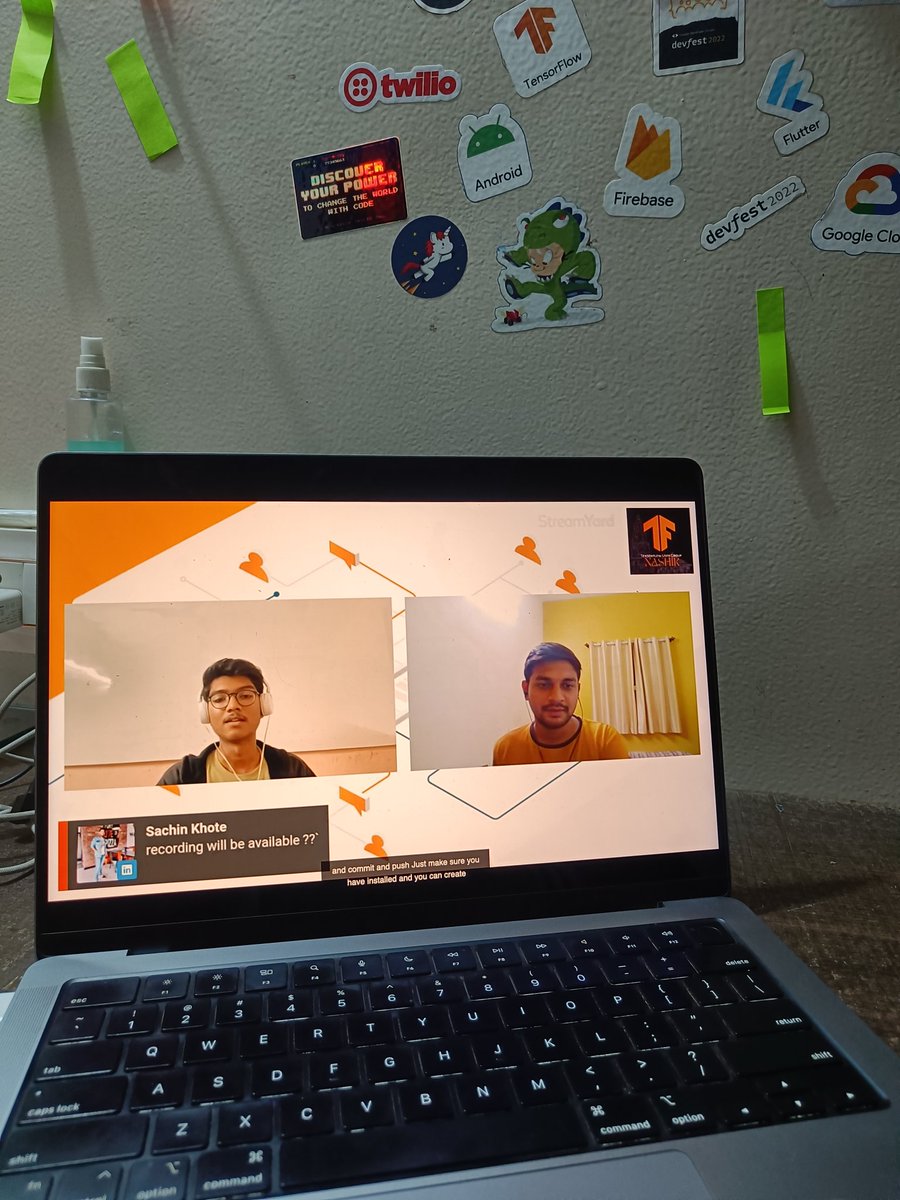 pranavvstwt's tweet photo. Today I did my 1st live stream on LinkedIn with @tfugnashik and @AnuragWagh_ on how to contribute to open source projects during #hacktoberfest2023. 
The event's response was really awesome ! https://t.co/rnFg7H8J4v