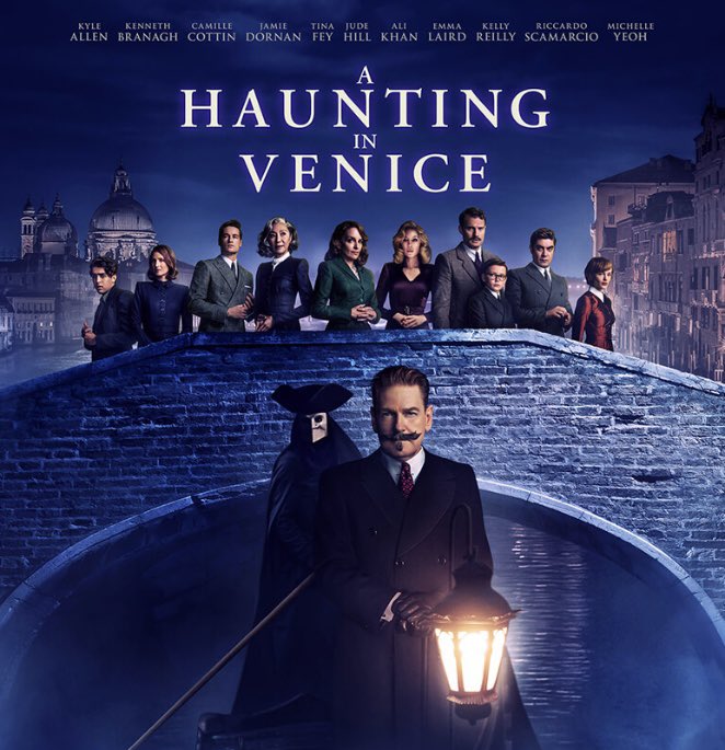 Watched ☑️ #AHauntingInVenice Hercule Poirot #KennethBranagh is back and this time in a whodunit spooky murder mystery #TinaFey #KellyReilly #RiccardoScamarcio #CamilleCottin #JamieDornan #JudeHill #KyleAllen #MichelleYeoh Watched in the cinema, pure satisfaction.