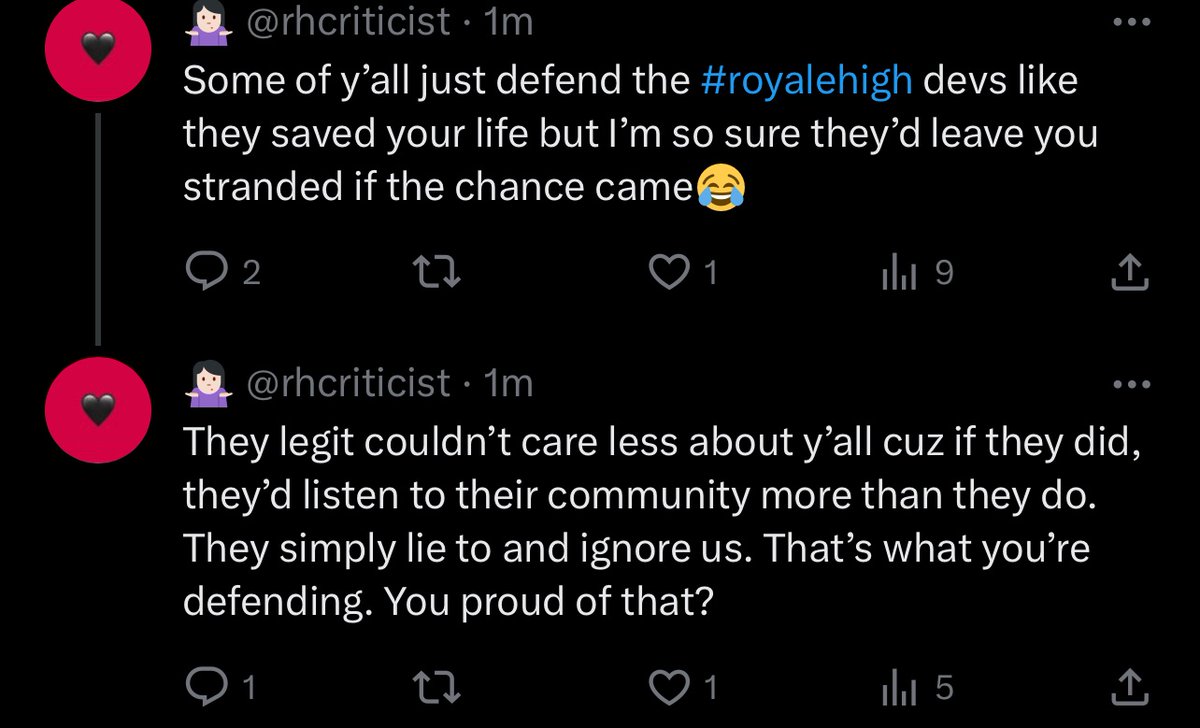 MmmmChu2's tweet photo. Some of y’all need to get off the internet and realize it’s a roblox game. The new school and Halloween updates are coming? It’s factual not defending anything 

#royalehigh #royaleween https://t.co/26o0ODemDC