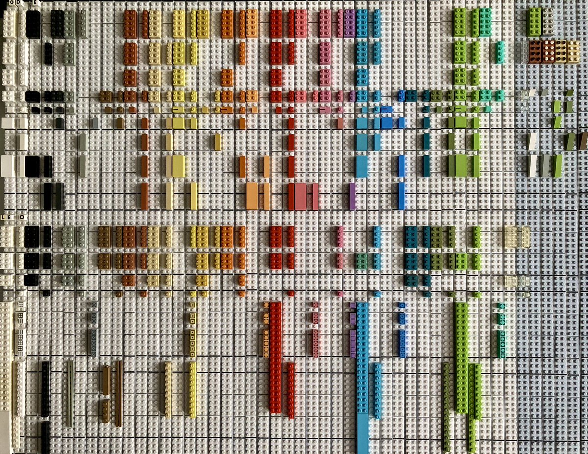cazphoto's tweet image. Bought some more #Modulex ( #Lego’s little sibling) and a bigger display board while I was in Denmark. Have now rearranged my collection of bricks and printed tiles for more prettiness. #Afol #BlockHeadUK