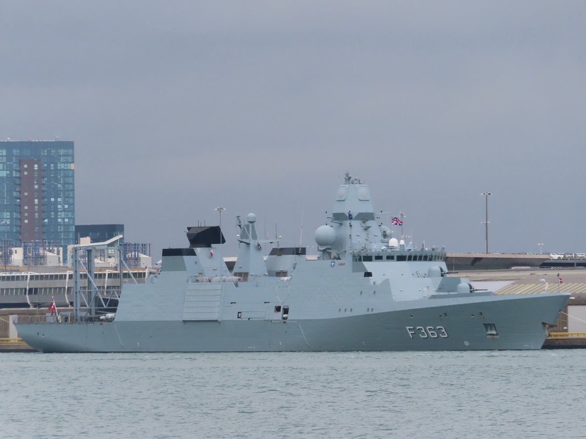 HDMS Niels Juel in Southampton on the 1/10/2023.
@HMSVenturerRN