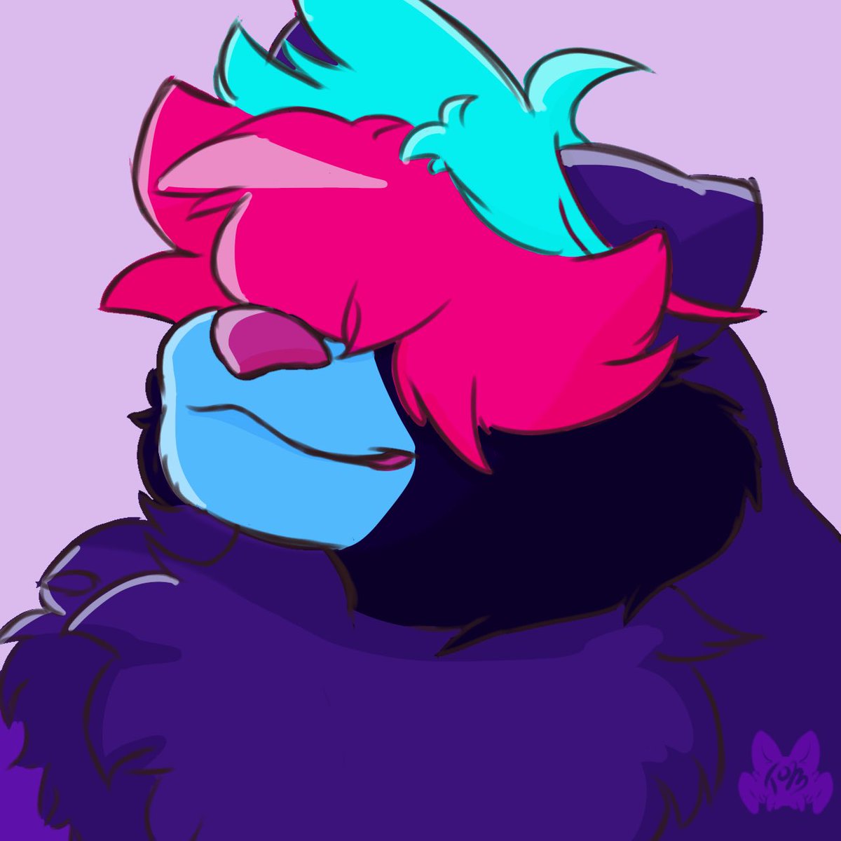 karasucatt's tweet image. I’ve joined the bear side 😔😔😔

Anyway!! Meet Oliver he’s a stupid big bear man with no spacial awareness 

#furry #furyart #bear