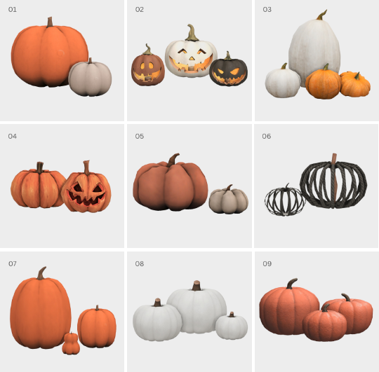 farfallasims's tweet photo. Happy October 1st; it's time to carve some pumpkins! Check out my latest CC finds to decorate your front patio with the spookiest pumpkins🎃🤍

Link below with all CC linked, PAYWALL FREE! #TheSims #TheSims4 #Sims4Cc 

https://t.co/tlVjBlroar https://t.co/bSCXJuhEYv
