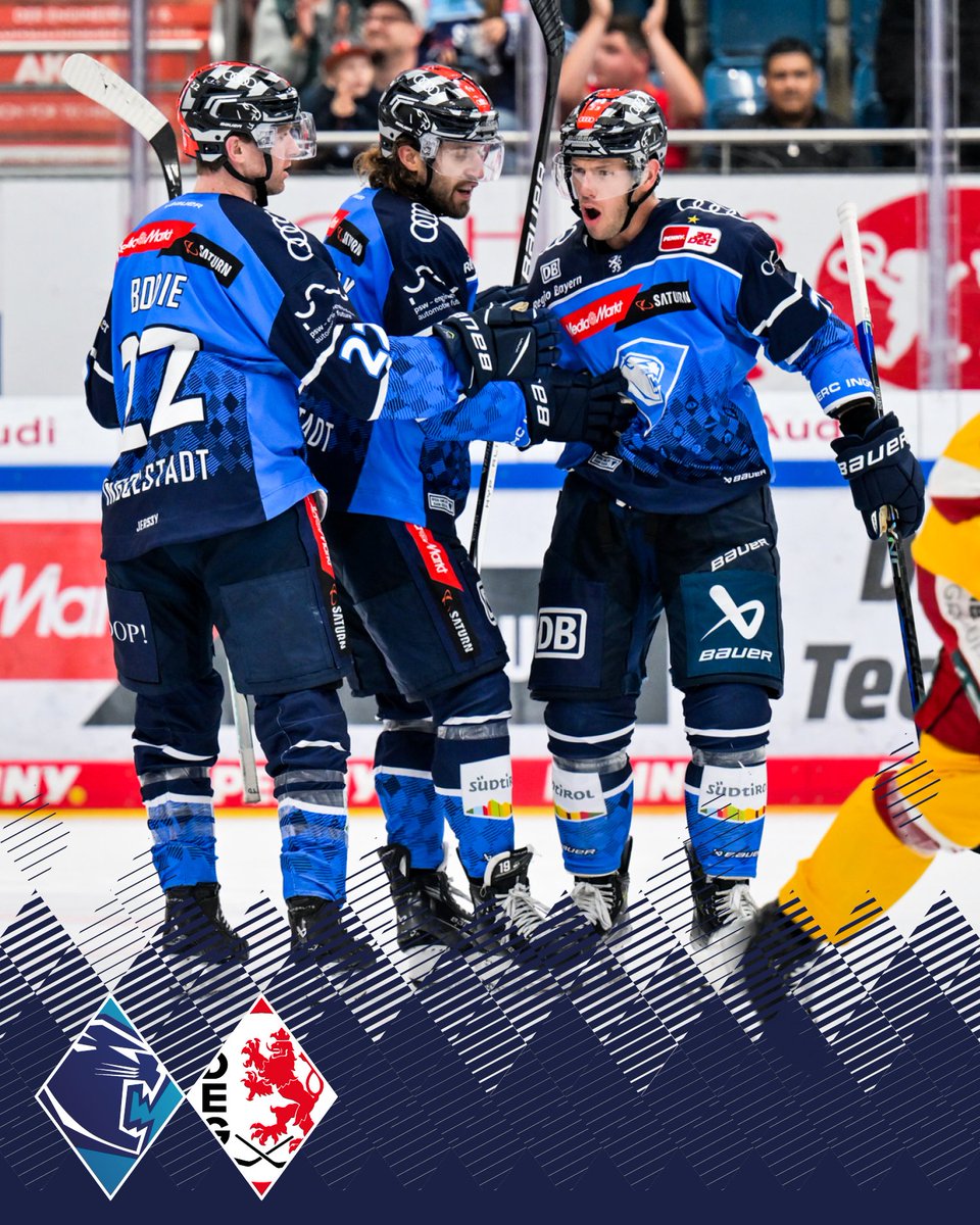ERCIngolstadt's tweet photo. AUSGLEICH! Maury Edwards per Schlagschuss zum 2:2 gegen die DEG, 28 Minuten gespielt.

#INGDEG https://t.co/MPJQPrCbpI