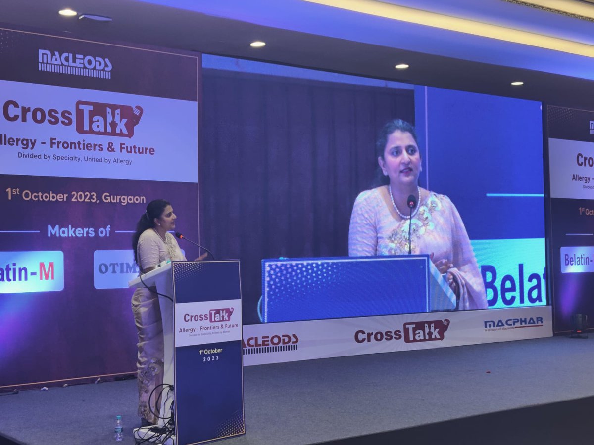 Allergy Cross Talk hosted at Gurgaon where more than 200 doctors ENT, Chest, Paediatrics, Physicians came for a knowledge sharing on Allergy, AFRS, Immunotherapy and Airway disease. Excellent academics. #allergy #awareness #treatment