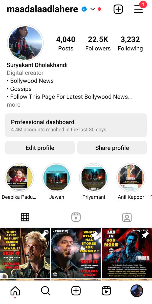 🙏🏻💔

Dear <a href="/iamsrk/">Shah Rukh Khan</a>, <a href="/pooja_dadlani/">Pooja Dadlani</a>, <a href="/_GauravVerma/">Gaurav Verma</a>, <a href="/RedChilliesEnt/">Red Chillies Entertainment</a> my account is suspended by <a href="/aiplexdigital/">AiPlex Digital</a>. Got the copyright strike in the image of <a href="/deepikapadukone/">Deepika Padukone</a>. Pls look into this matter. My account is no more as per <a href="/instagram/">Instagram</a>. 

<a href="/Iam_SyedIrfan/">Syed Irfan Ahmad</a> <a href="/SRKUniverse/">Shah Rukh Khan Universe Fan Club</a> <a href="/SRKFC_PUNE/">Shah Rukh Khan Fan Club Pune | SRK FC Pune</a>