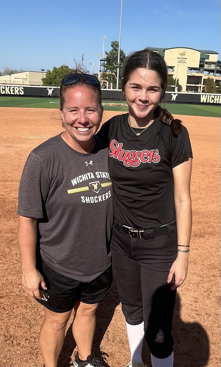 Kiersten G. Jones 26’ (@2026kiersten_sb) on Twitter photo Had a great time at Wichita State Softball camp today! Thank you Coaches! <a href="/CoachBredbenner/">Kristi Bredbenner</a> <a href="/eeconomon/">Coach E</a> <a href="/EastonHerring/">Easton Herring</a> <a href="/CourtOliver24/">Courtney Oliver Elkins</a>
@Sluggers07VB <a href="/LadySluggersOrg/">Louisville Lady Sluggers</a> <a href="/ExtraInningSB/">EXTRA INNING SOFTBALL</a> <a href="/D1Softball/">D1Softball</a> <a href="/ondecksoftball/">OnDeck Softball 🥎</a> <a href="/thealliancefp/">The Alliance Fastpitch</a> Had a great time at Wichita State Softball camp today! Thank you Coaches! <a href="/CoachBredbenner/">Kristi Bredbenner</a> <a href="/eeconomon/">Coach E</a> <a href="/EastonHerring/">Easton Herring</a> <a href="/CourtOliver24/">Courtney Oliver Elkins</a>
@Sluggers07VB <a href="/LadySluggersOrg/">Louisville Lady Sluggers</a> <a href="/ExtraInningSB/">EXTRA INNING SOFTBALL</a> <a href="/D1Softball/">D1Softball</a> <a href="/ondecksoftball/">OnDeck Softball 🥎</a> <a href="/thealliancefp/">The Alliance Fastpitch</a>