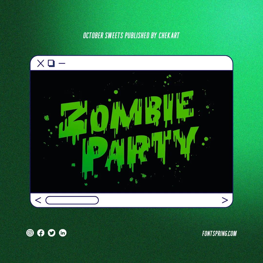 fontspring's tweet photo. Happy October 1st! Check out these spooky fonts perfect for this Halloween season 🎃 

What will you be using Halloween fonts for this year? 👇🏼 #fontspring #festivefonts https://t.co/Zg43min0qp