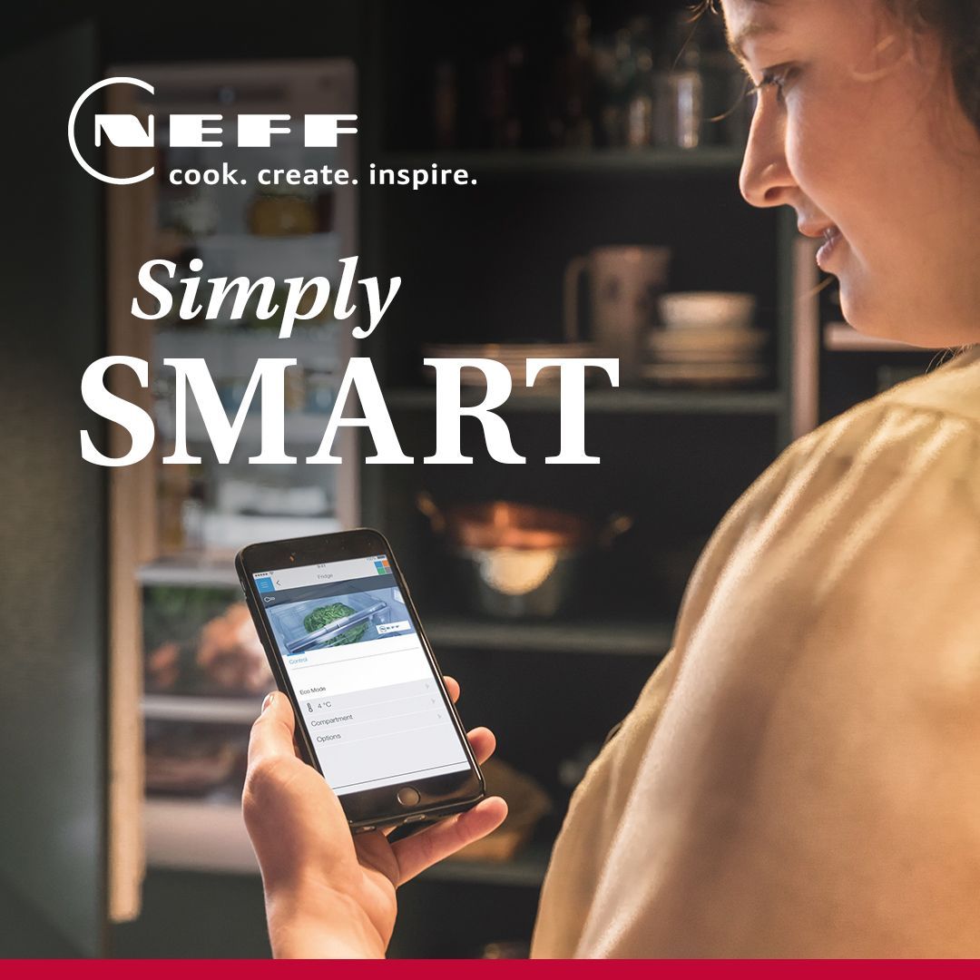 Control your XXL fridge freezer on the go with the Home Connect app from NEFF. Relax when you’re away from home knowing you can set it to either ECO Mode for everyday efficiency or the specialized Holiday Mode for those extended periods away.#NEFFPassion