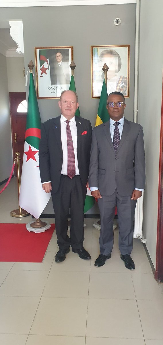 Great hosting Ambassador of Finland H.E. Amb. Pekka Hyvonen today. We discussed upcoming Africa-Nordic Foreign Ministers' meeting to be hosted by Algeria. We underscored the lmportance of enhanced dialogue &amp; cooperation among African &amp; Nordic countries.@algiersethiopia