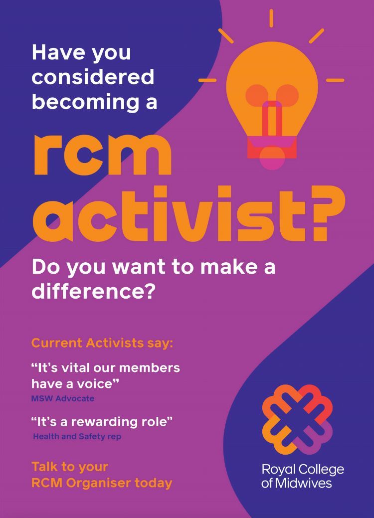 📣 Calling all RCM Scotland Workplace Reps! Join us on 24 Oct to delve into the investigations process, find out what's on the learning agenda &amp; hear about some key updates such as AFC - non pay elements, the maternity workforce tool &amp; more. 
Book here: buff.ly/485xOTO