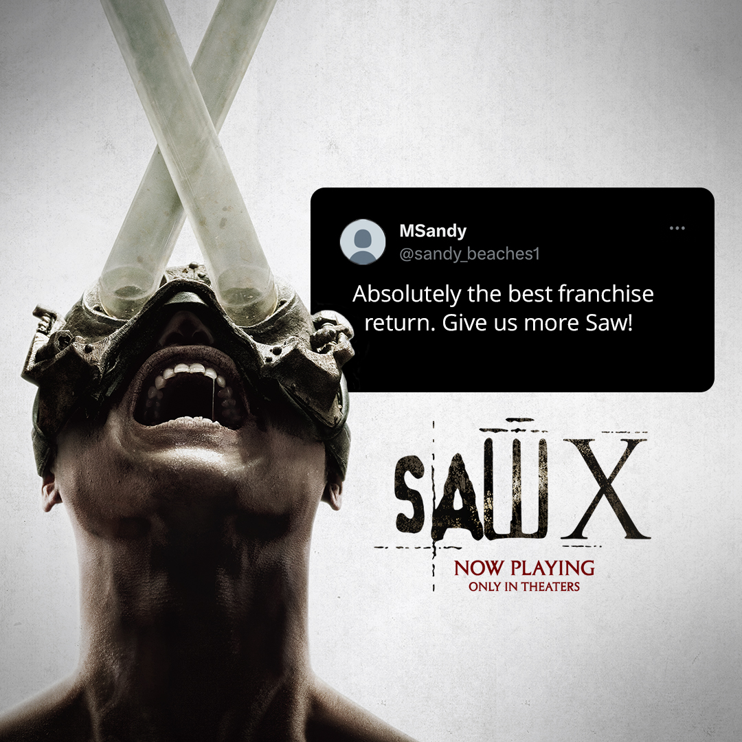 Twitter (or X) is praising Saw X as the best of the franchise