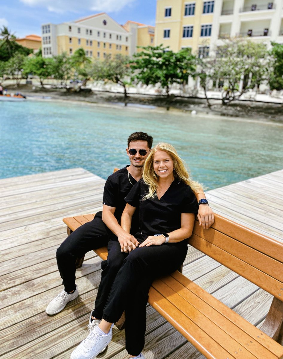 I feel so blessed to be in the #couplesmatch and have my person to vent my stresses to and who understands why I refresh my email waiting for interview invites 😅…each interview invite is more exciting when we do it together!! 🫶🏻🥰 #match2024 #nmatch #neurology #anesthesia
